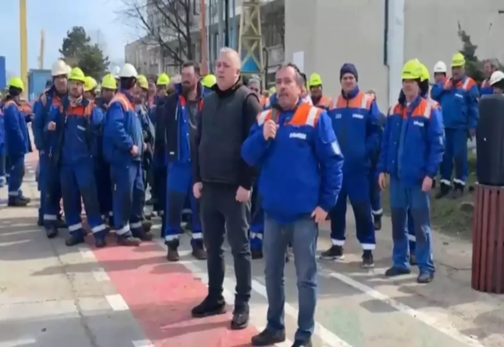 Noi proteste la șantierul naval din Mangalia. Angajații neplătiți de trei luni cer salariile restante
