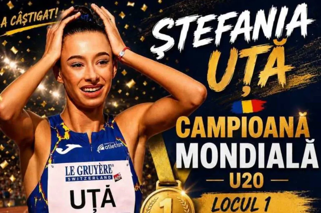 Atletism: Alexandra Ștefania Uță, medaliată cu aur la Mondialele U20 în proba de 400 m garduri