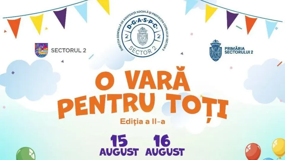 3 parcuri din Sectorul 2 vor găzdui activități din cadrul programului „O Vară pentru Toți”