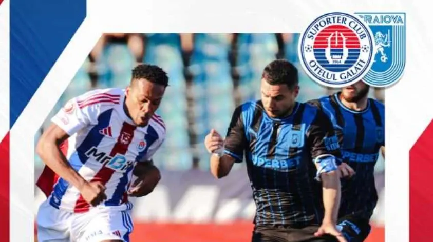  Fotbal: Oţelul Galaţi - Universitatea Craiova 1-1, în Superligă