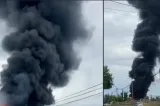 Incendiu de amploare lângă rafinăria Lukoil, din Ploiești. Populația, avertizată prin RO-ALERT: imagini uluitoare - VIDEO