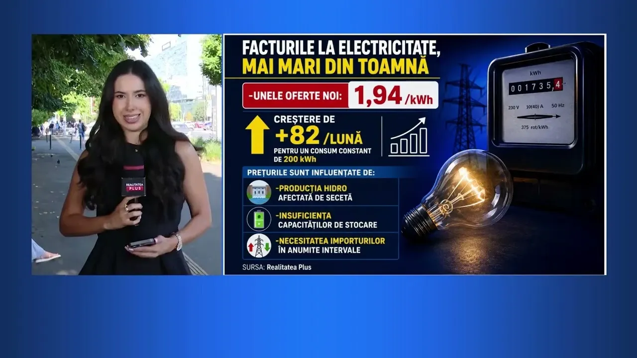  Românii vor plăti mai mult pentru factura la energie