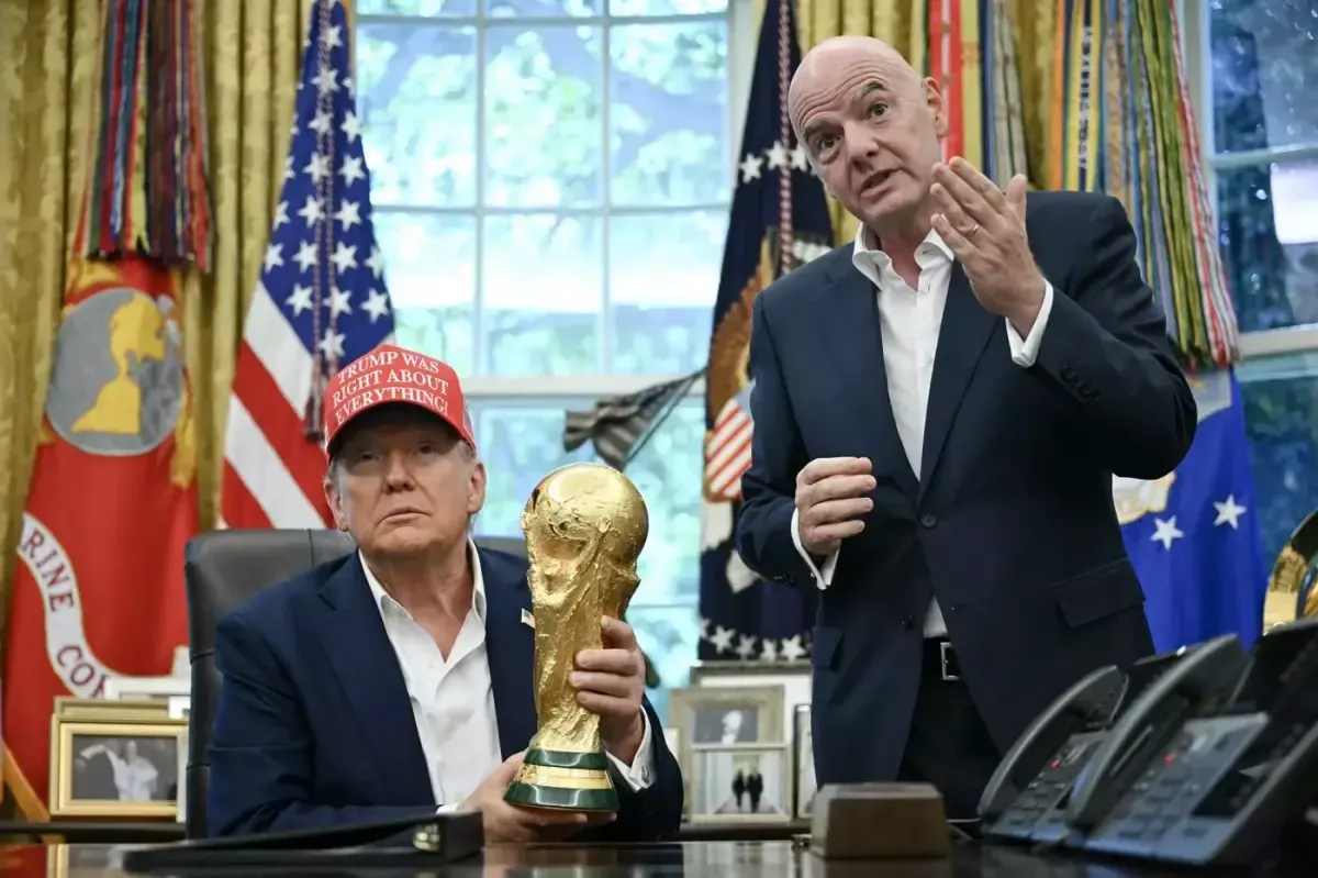 Gianni Infantino, Donald Trump (Profimedia)