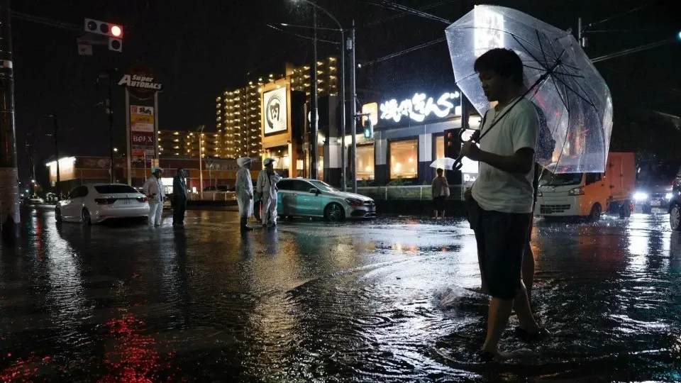 Ploi torențiale Japonia / Foto: Kyodo via REUTERS