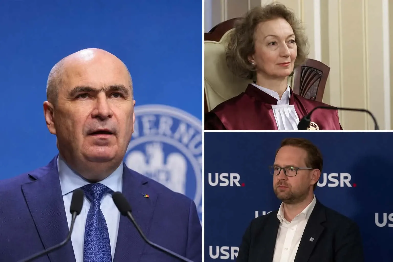 Ședință CCR/ Colaj foto 