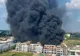 Incendiu puternic în zona Pipera din nordul Capitalei. Acoperișul unei clădiri a luat foc