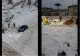 Turcia, lovită de vreme extremă. Grindina a acoperit străzile, iar în unele orașe a fost strânsă cu excavatorul