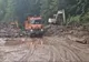 Circulație restricționată pe Transalpina, după ploile torențiale. Aluviunile au acoperit carosabilul VIDEO